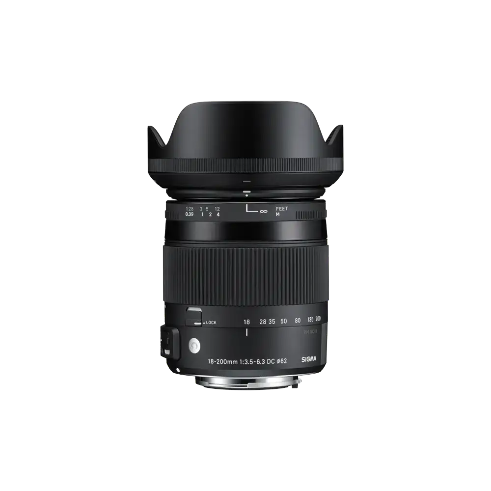 SIGMA 18-200mm F3.5-6.3 DC CANON EF（USED: Sigma DC 18-200mm f3.5 