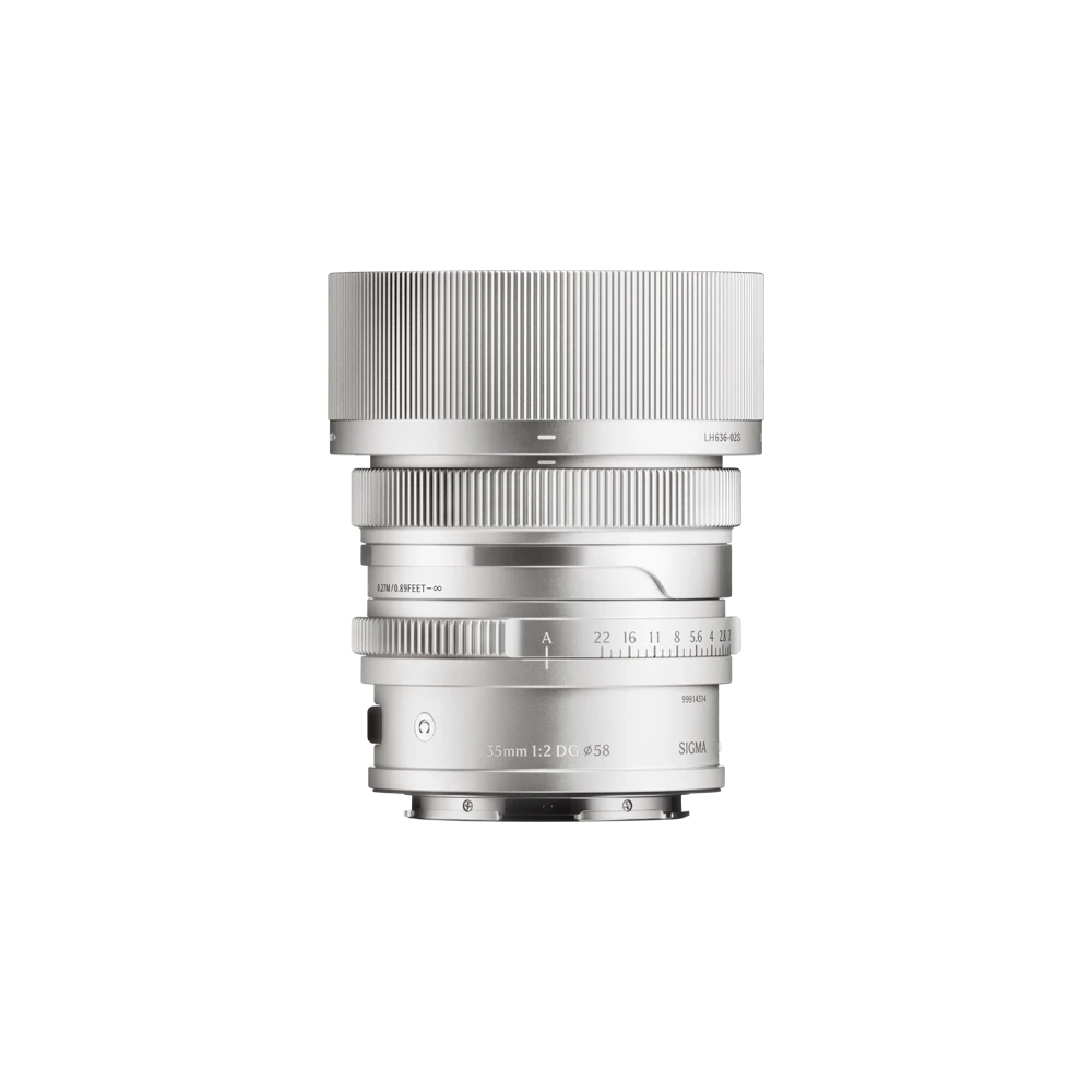 SIGMA 35mm F2 DG CONTEMPORARY シルバー Sigma 50mm f/2 DG Contemporary Lens (L-Mount, Silver) 31S969 B&H